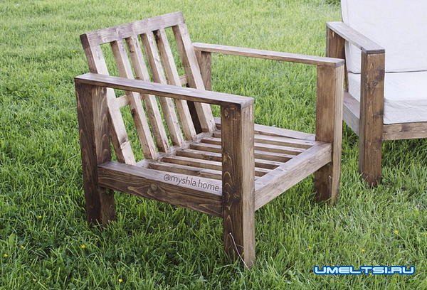 Делаем деревянные кресла для террасы